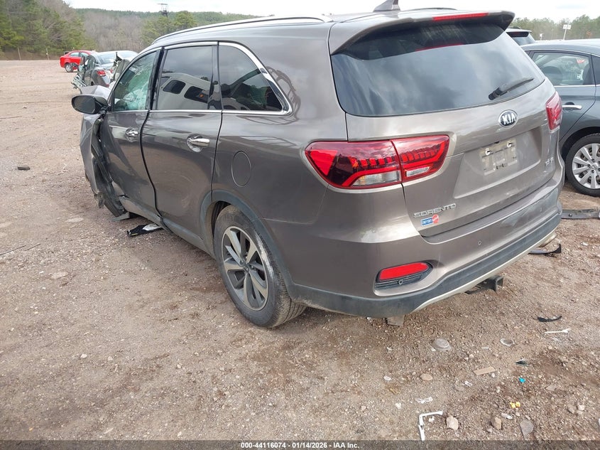 Vin: 5xyph4a53kg475986, lot: 44611969, kia sorento 3.3l ex 20193