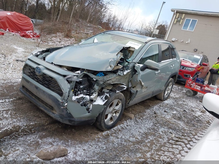 VIN 4T3RWRFV8MU034489 2021 TOYOTA RAV4 HYBRID XLE