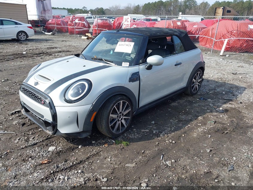 Vin: wmw43dl04p3p73815, lot: 44612917, mini convertible cooper s 20232