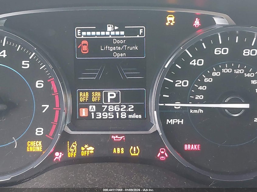 2017 Subaru Forester 2.5I Touring VIN: JF2SJAWC7HH555376 Lot: 44117069