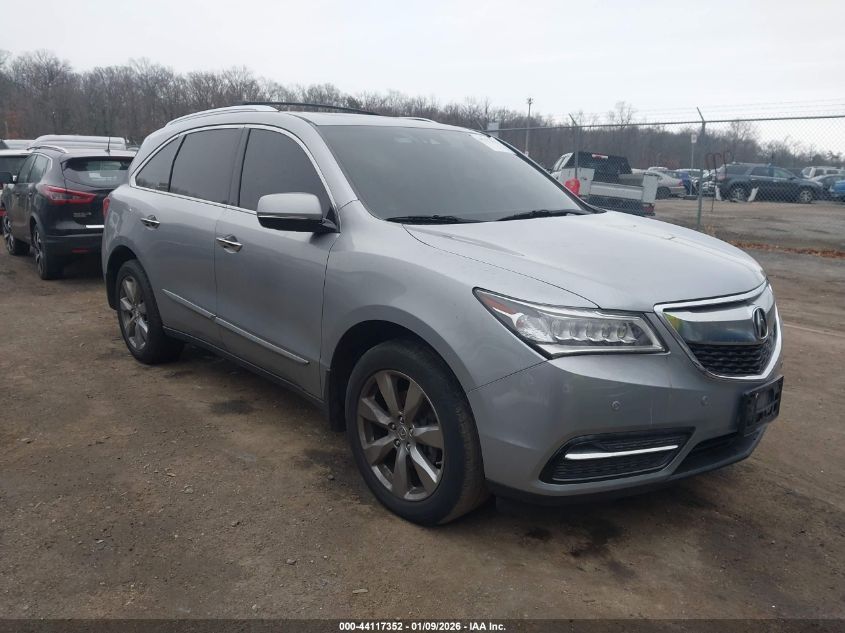 2016 Acura Mdx Advance Entertainment Packages/Advance Package