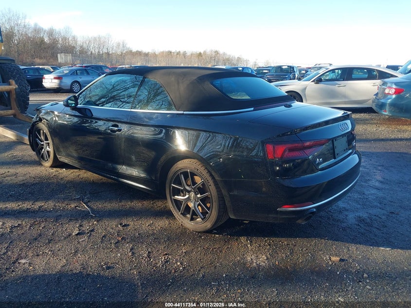 Vin: wauwngf5xjn020880, lot: 44613250, audi a5 2.0t premium 20183