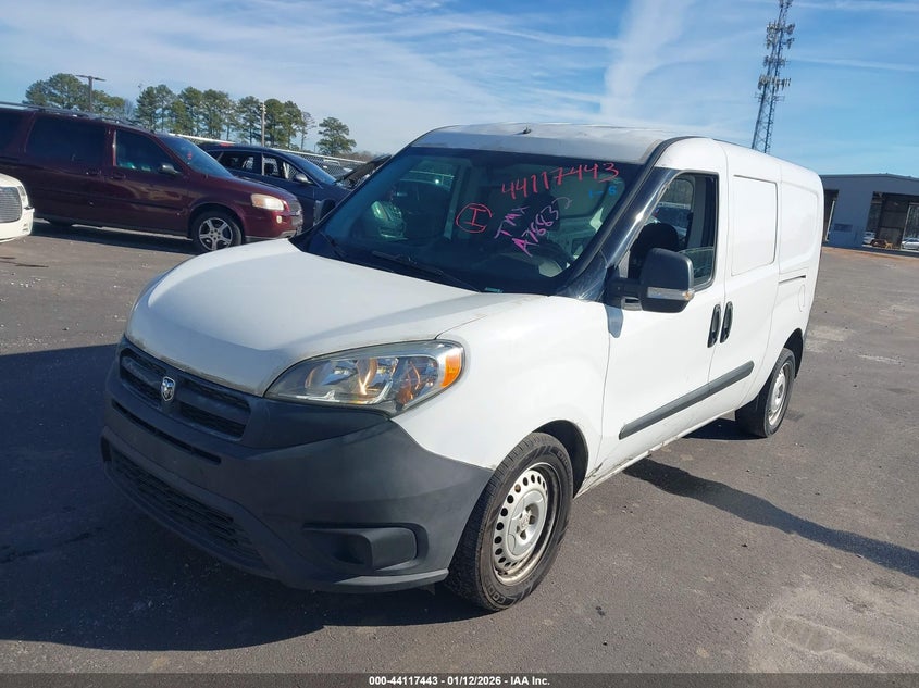 Vin: zfberfat0f6a78832, lot: 44613339, ram promaster city tradesman 20152