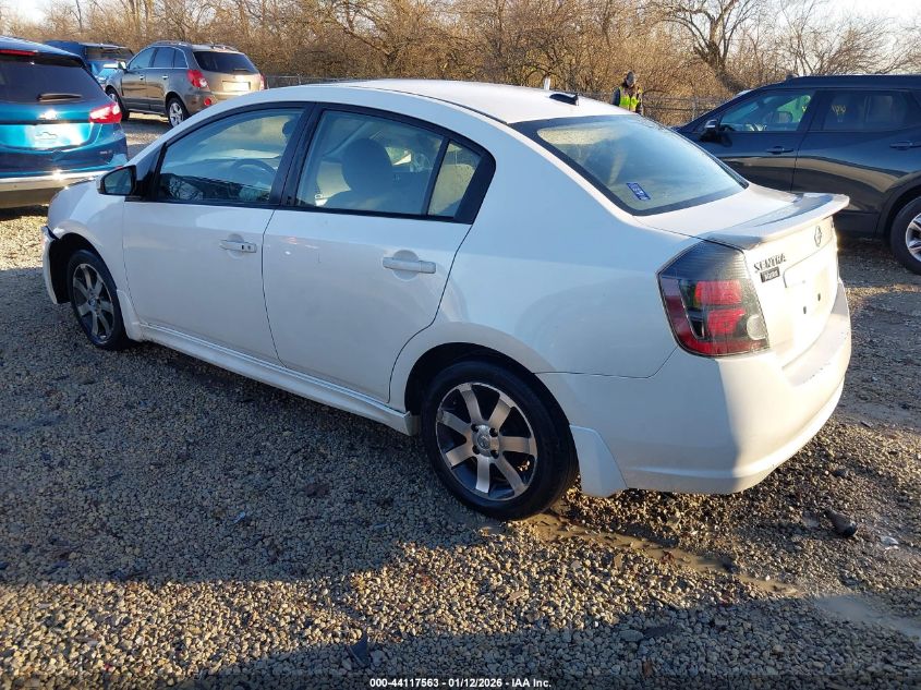 2012 Nissan Sentra 2.0 Sr