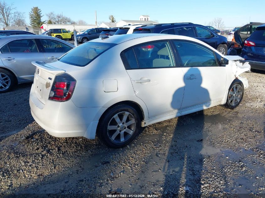 2012 Nissan Sentra 2.0 Sr