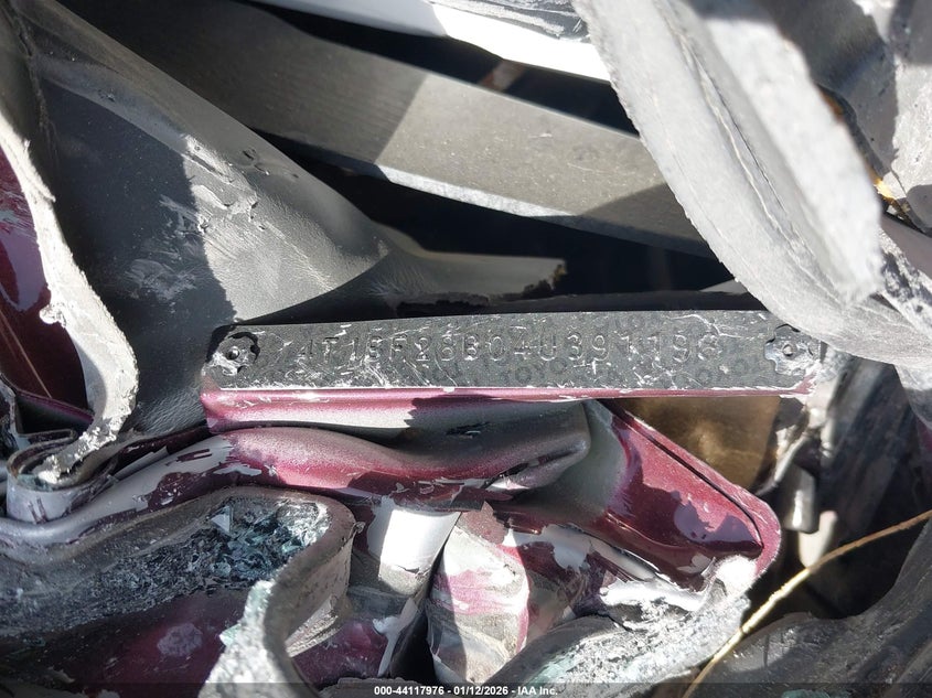 2004 Toyota Avalon Xls VIN: 4T1BF28B04U391198 Lot: 44117976