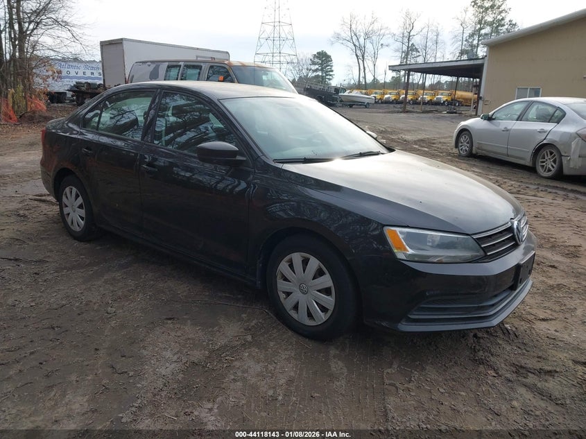 2015 VOLKSWAGEN JETTA Black VIN: 3VW2K7AJ7FM300673