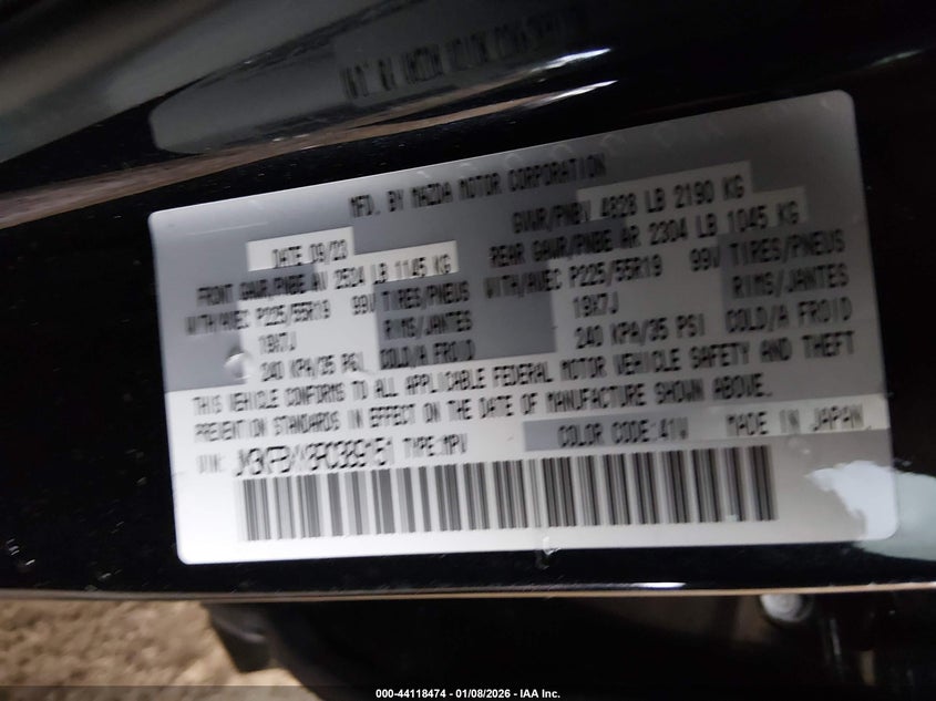 VIN JM3KFBXY8R0389151 2024 MAZDA CX-5 2.5 TURBO SIGNATURE