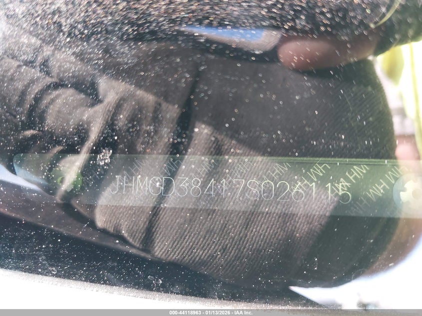 2007 Honda Fit VIN: JHMGD38417S026115 Lot: 44118963