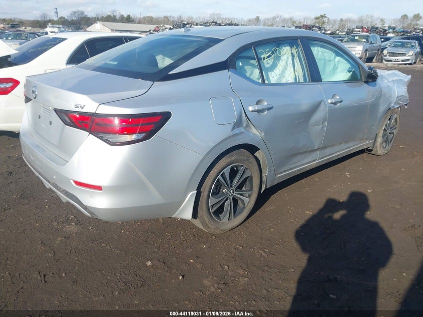 VIN 3N1AB8CV6MY323407 2021 NISSAN SENTRA SV XTRONIC CVT