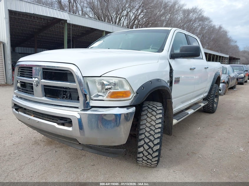 2012 Ram 2500 5.7 Ram Slt white Lot 111044119385 Vin 3C6TD5DT9CG158153