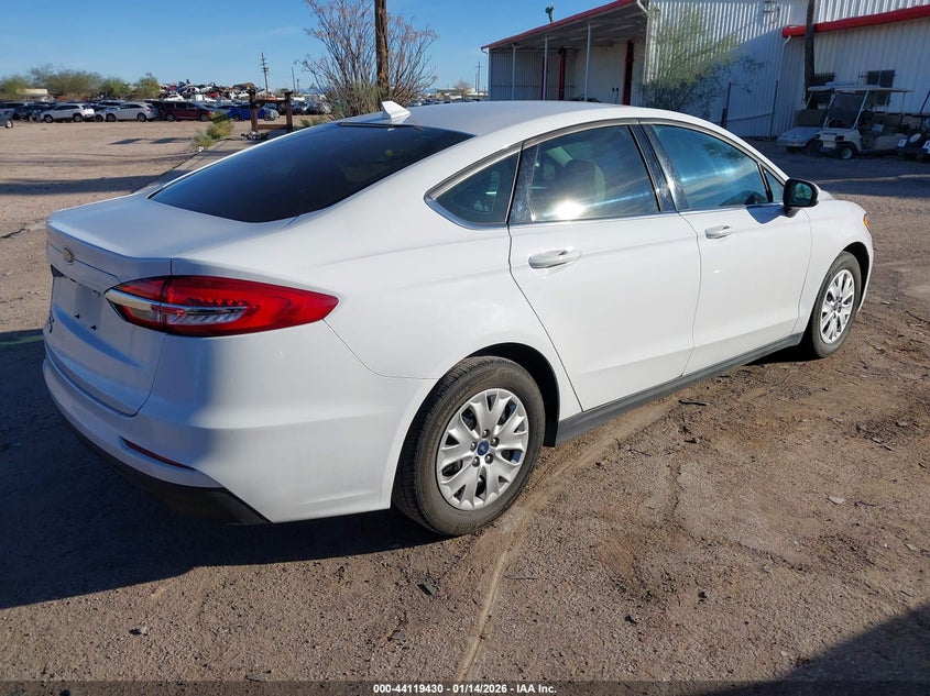 VIN 3FA6P0G77LR258132 2020 FORD FUSION S