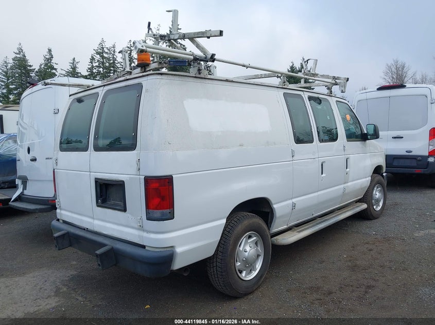 2012 Ford Econoline 4.6 E-250 Commercial white Lot 111044119845 Vin 1FTNE2EW8CDB03292