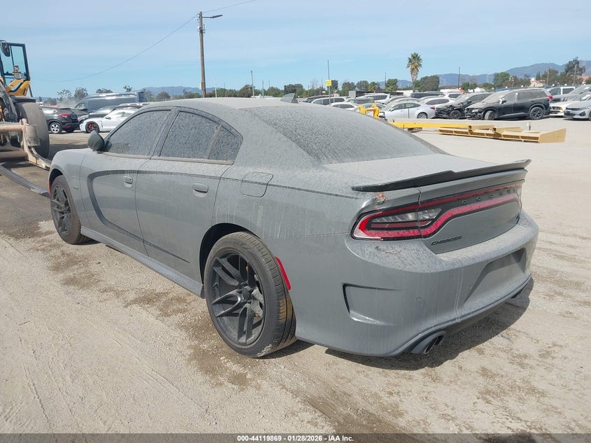 Vin: 2c3cdxct9hh628425, lot: 44615765, dodge charger r/t rwd 20173