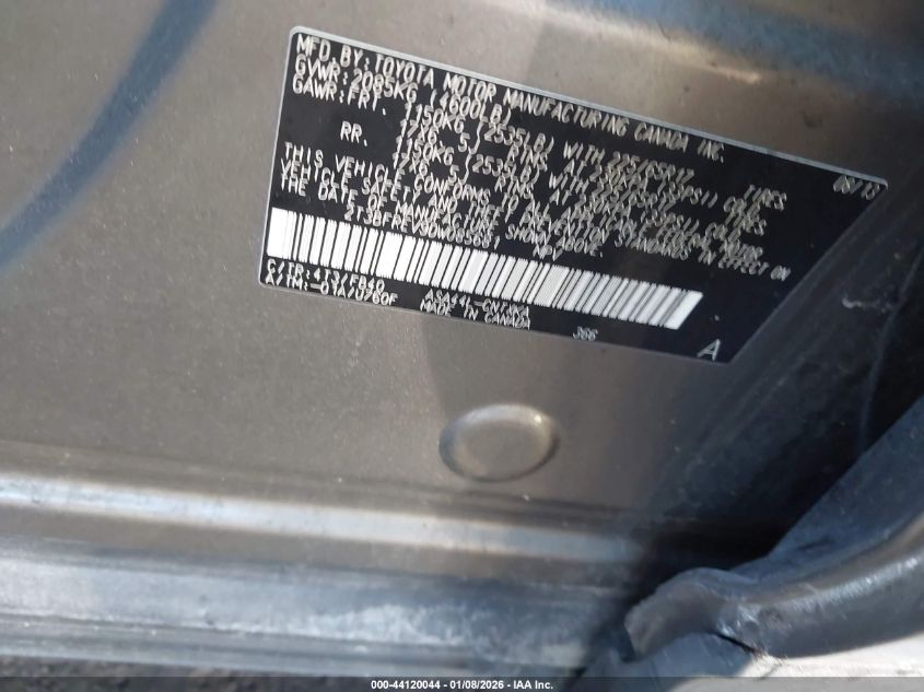 2013 Toyota Rav4 Le VIN: 2T3BFREV9DW085681 Lot: 44120044