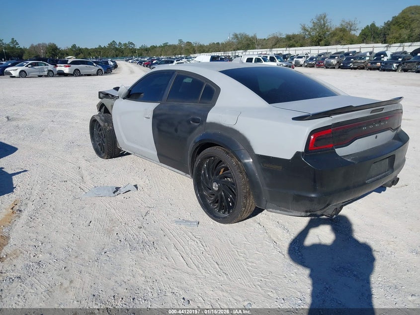 Vin: 2c3cdxat3dh693302, lot: 44616093, dodge charger police 20133