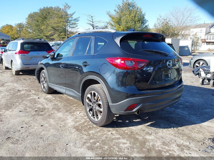 Vin: jm3ke4dy6g0820439, lot: 44616503, mazda cx-5 grand touring 20163