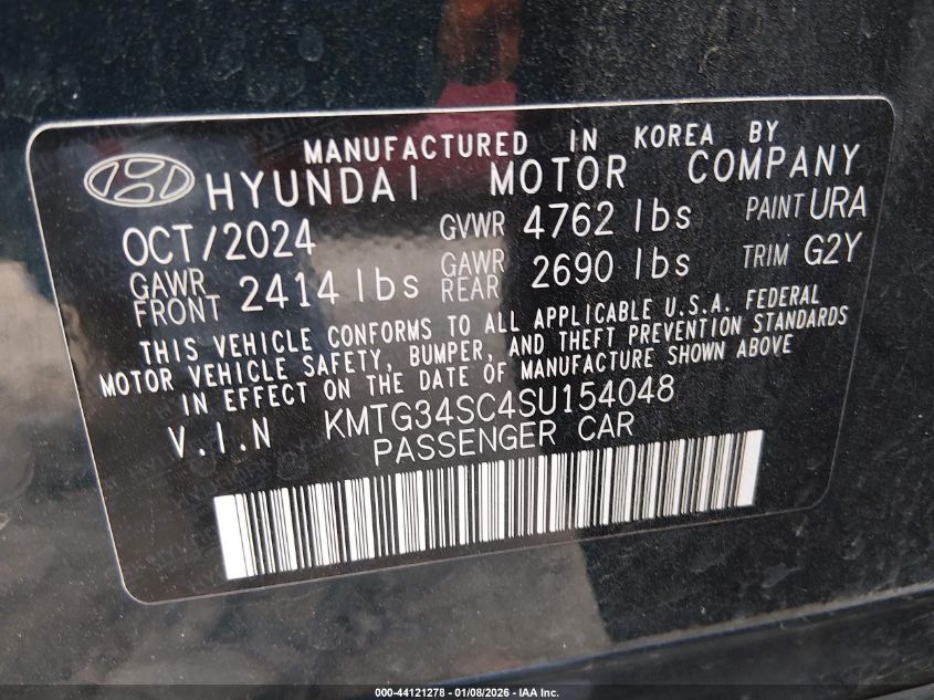 2025 Genesis G70 - KMTG34SC4SU154048