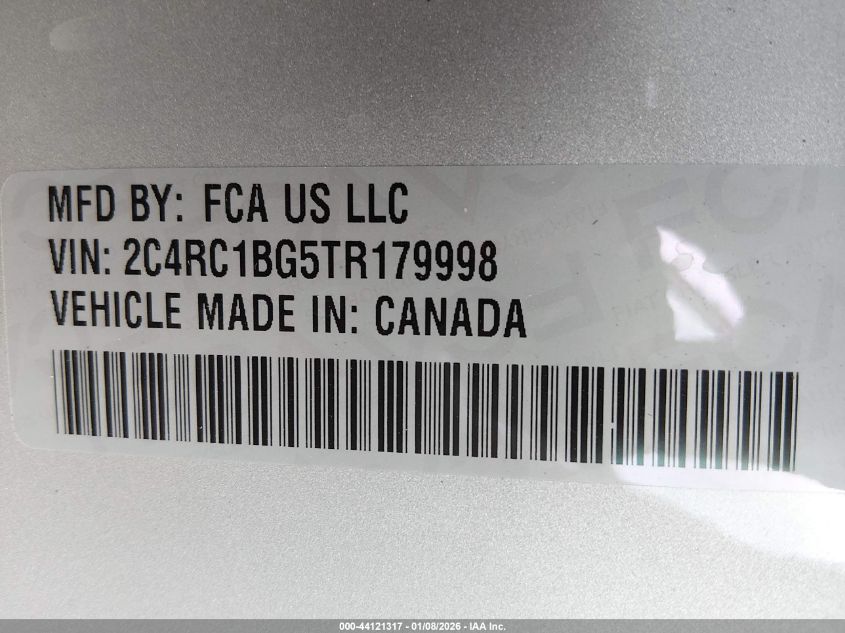2026 Chrysler Pacifica - 2C4RC1BG5TR179998