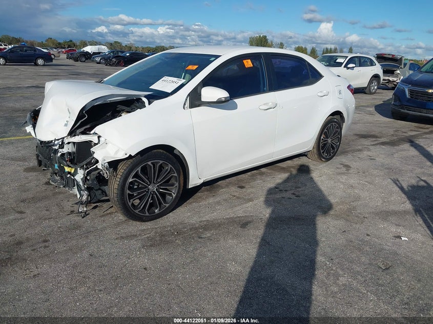 2016 Toyota Corolla L/Le/Le Pls/Prm/S/S Pls