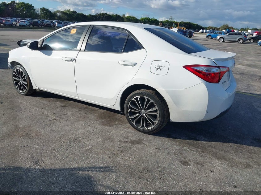 2016 Toyota Corolla L/Le/Le Pls/Prm/S/S Pls