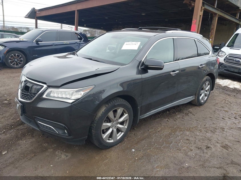 2015 Acura Mdx Advance Pkg W/Entertainment Pkg