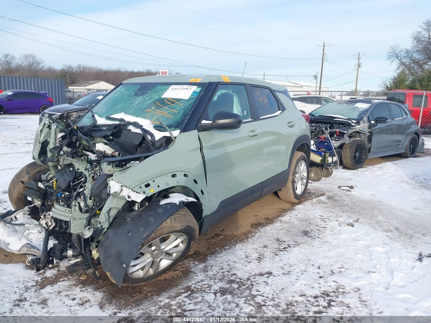 Vin: kl79mmslxtb032860, lot: 44618576, chevrolet trailblazer fwd ls 20262