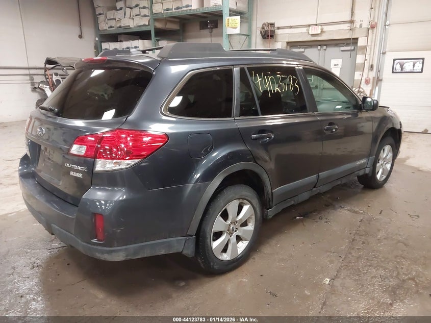 Vin: 4s4brbkc1b3425354, lot: 44619692, subaru outback 2.5i limited 20114