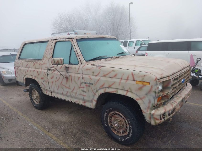 1986 Ford Bronco U100