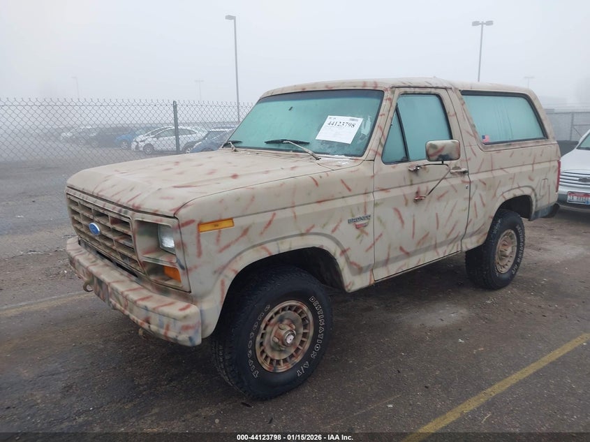 1986 Ford Bronco U100