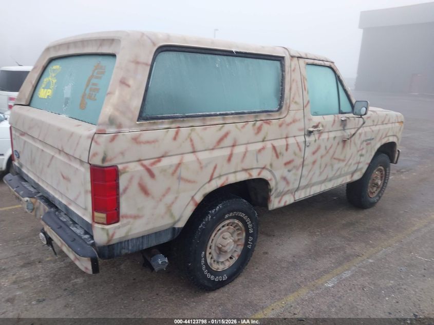 1986 Ford Bronco U100