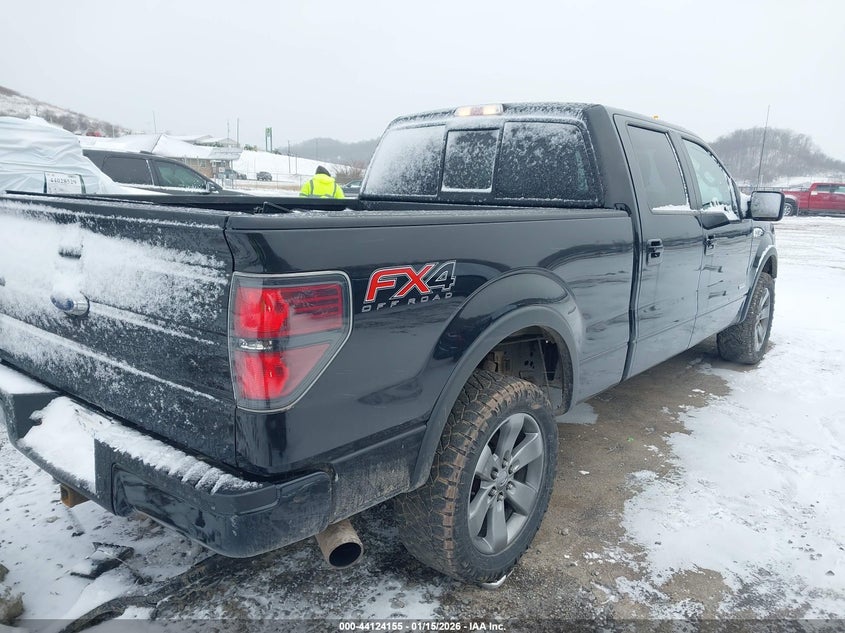 2012 Ford F-150 3.5 Fx4 Black Lot 111044124155 Vin 1FTFW1ET5CFB50009
