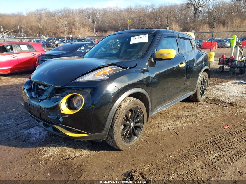 Vin: jn8af5mv4gt657824, lot: 44620083, nissan juke sv 20162