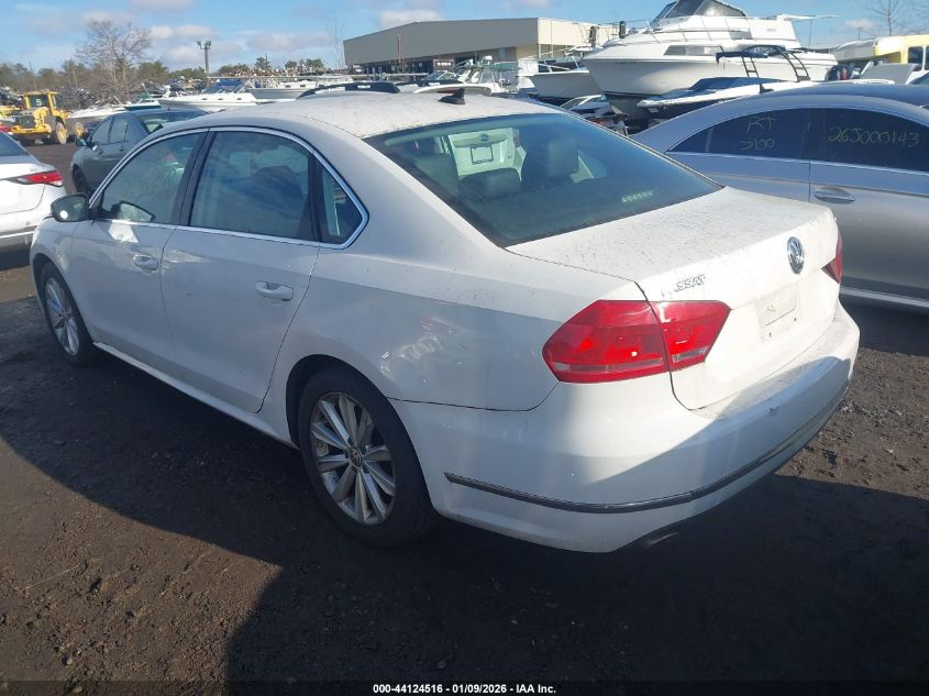 2013 Volkswagen Passat 2.5L Sel