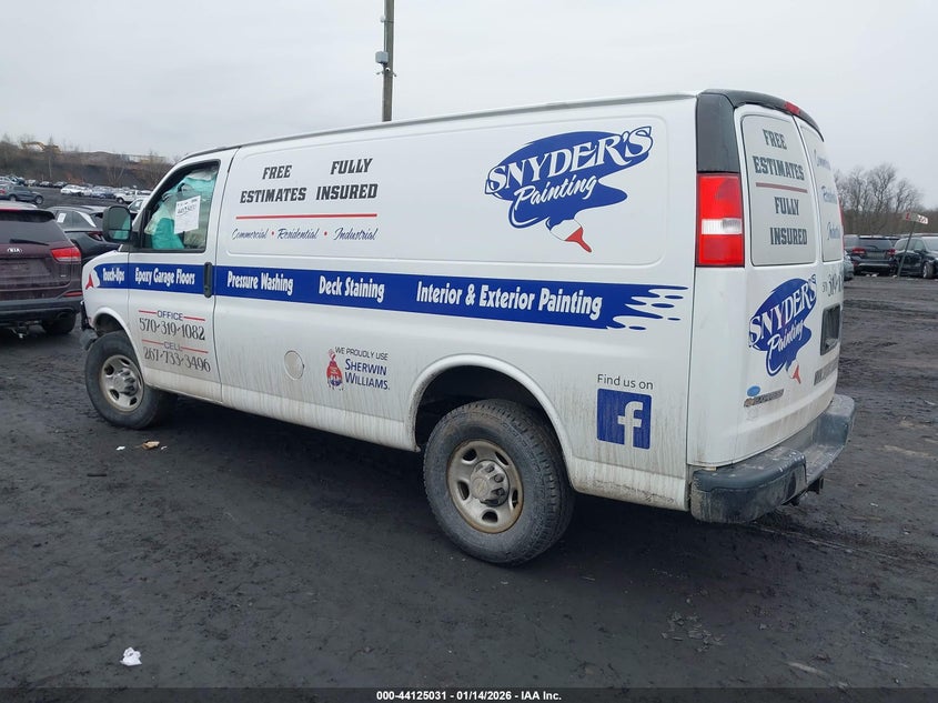 2021 Chevrolet Express Cargo Rwd 2500 Regular Wheelbase Wt