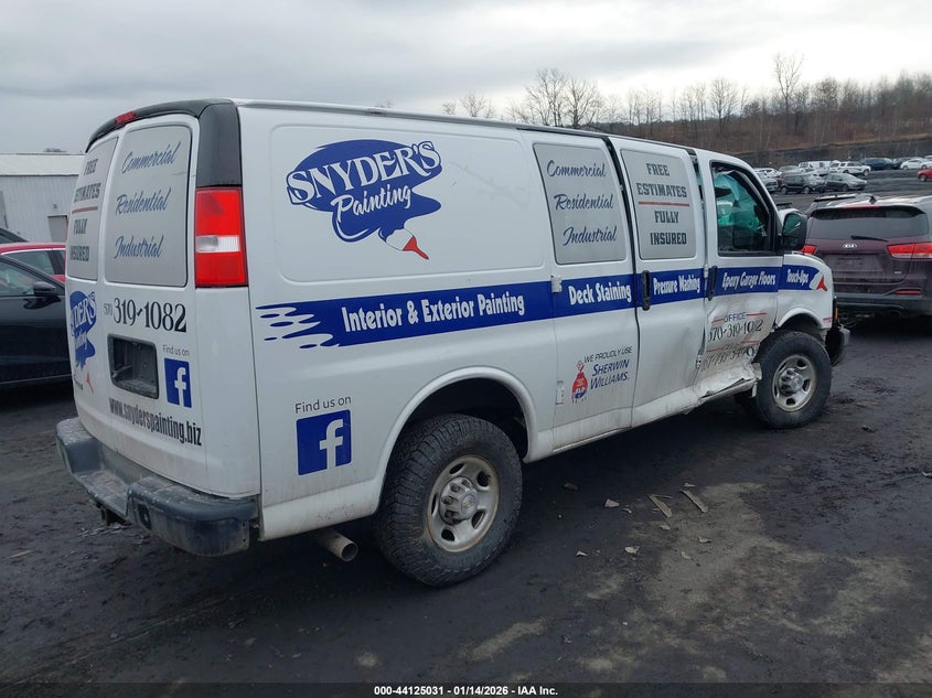 2021 Chevrolet Express Cargo Rwd 2500 Regular Wheelbase Wt