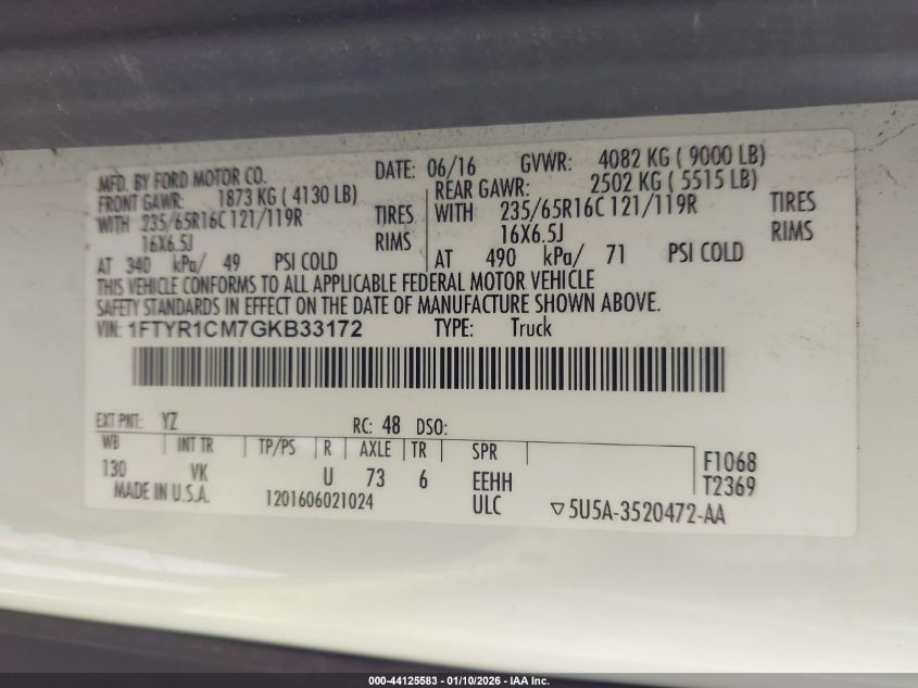 2016 Ford Transit-250