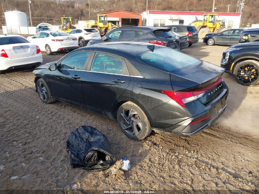2025 Hyundai Elantra Sel Convenience