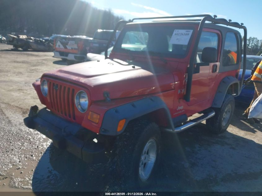 2005 Jeep Wrangler X