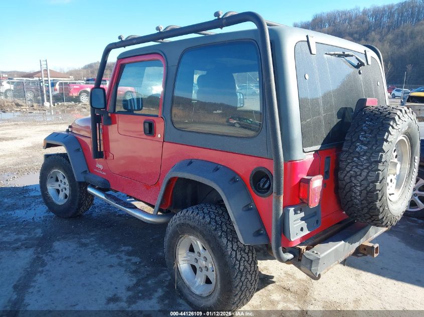 2005 Jeep Wrangler X