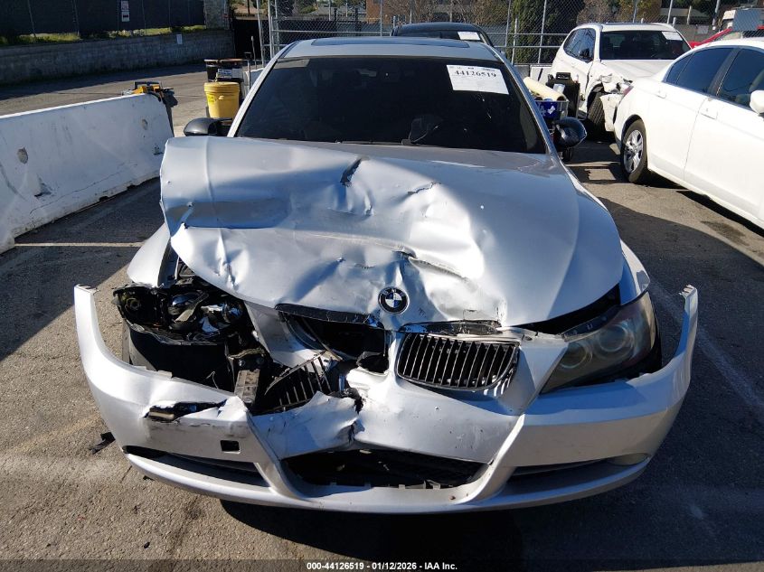 2008 BMW 328I VIN: WBAVA37548NL45260 Lot: 44126519