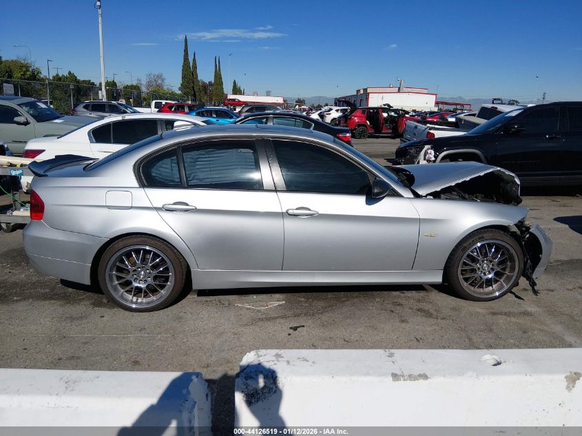 2008 BMW 328I VIN: WBAVA37548NL45260 Lot: 44126519