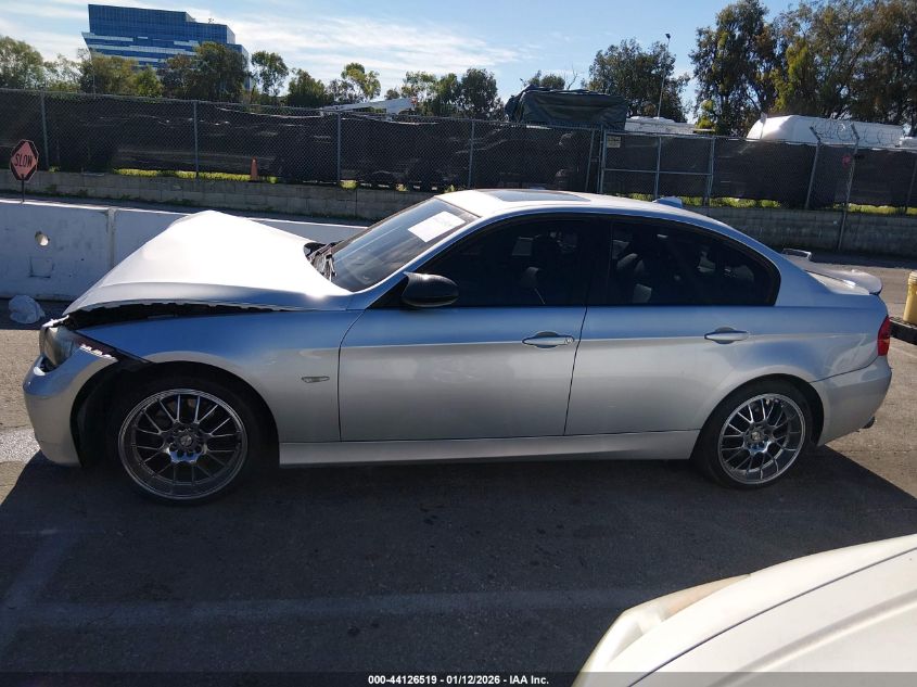 2008 BMW 328I VIN: WBAVA37548NL45260 Lot: 44126519