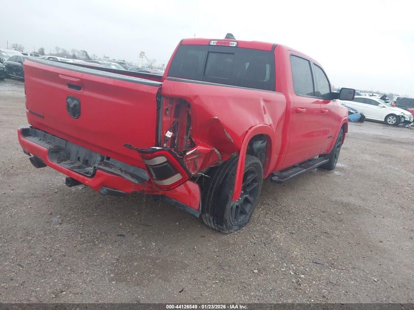 Vin: 1c6srfjt2ln353378, lot: 44622458, ram 1500 laramie  4x4 5'7 box 20204