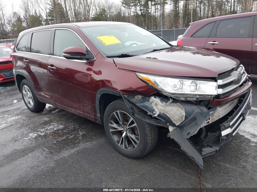 5TDZZRFH1HS200621 2017 Toyota Highlander Le auction photo 1