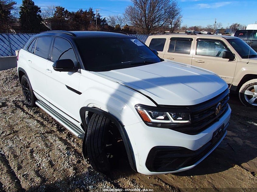 1V2FE2CA2MC228077 2021 Volkswagen Atlas Cross Sport 3.6L V6 Sel Premium R-Line auction photo 1