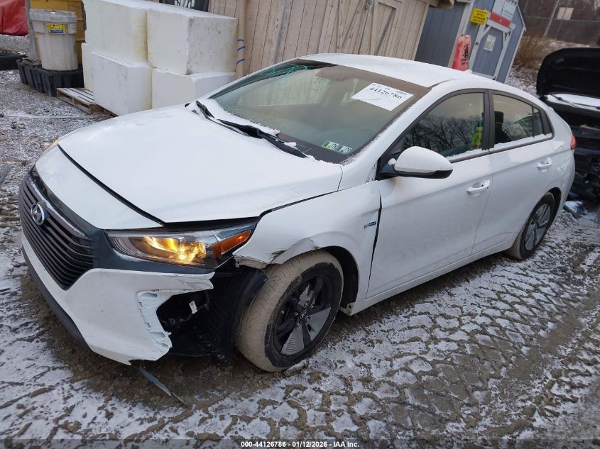 2017 Hyundai Ioniq Hybrid Blue