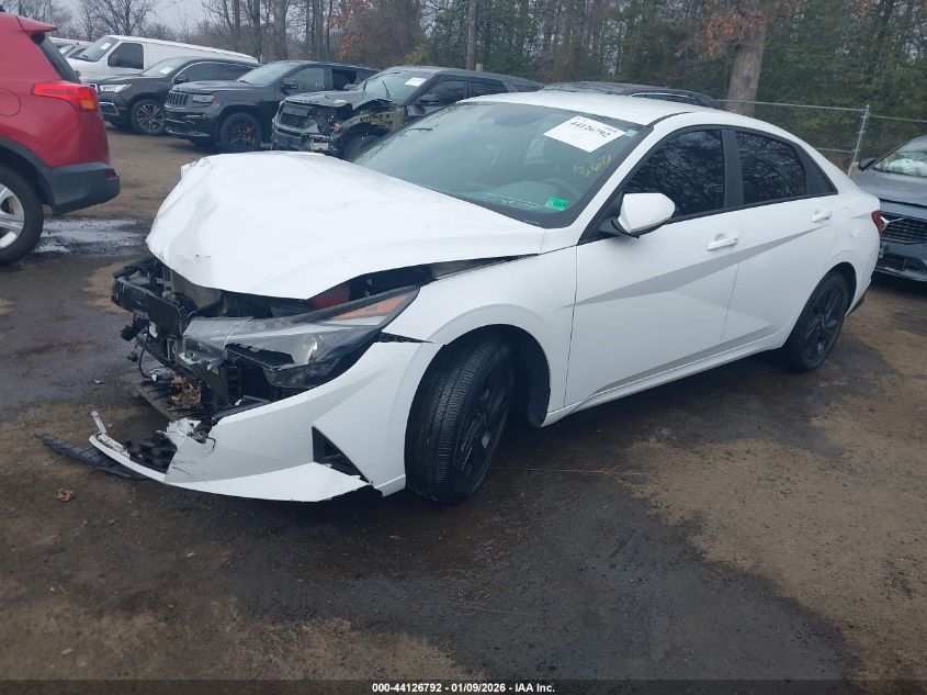 2023 Hyundai Elantra Hybrid Blue