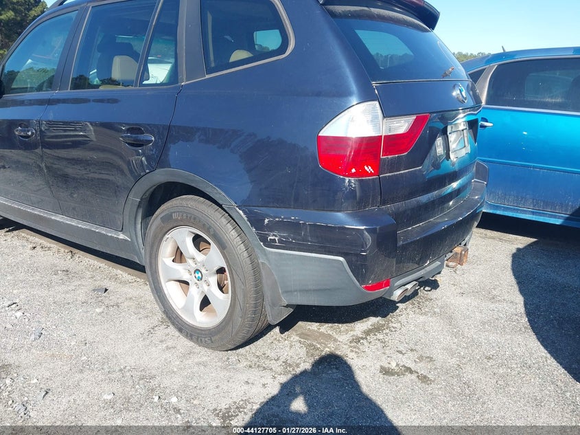 2008 BMW X3 3.0Si VIN: WBXPC93438WJ06141 Lot: 44127705