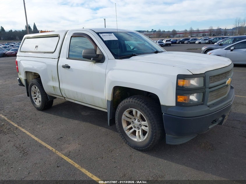 2014 CHEVROLET SILVERADO White VIN: 1GCNKPEH0EZ349511